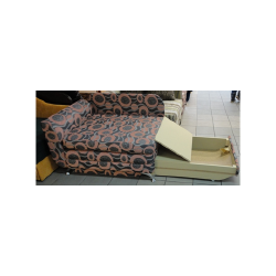 Patogus išleidžiamas viengulis fotelis su patalynės dėže