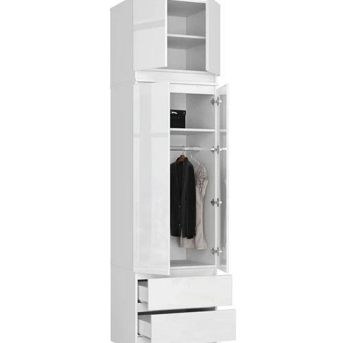 Prailginimas su dviem lentynomis ir lengvai atsidarančiomis durimis