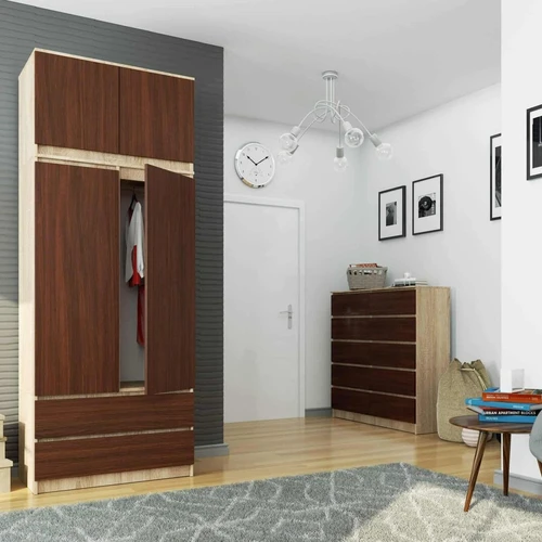 Tvirtas ir ilgaamžis spintos priestatas su trinčiai atspariais priekiniais