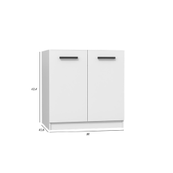 Tvirtos konstrukcijos MDP virtuvinė spintelė po kriaukle