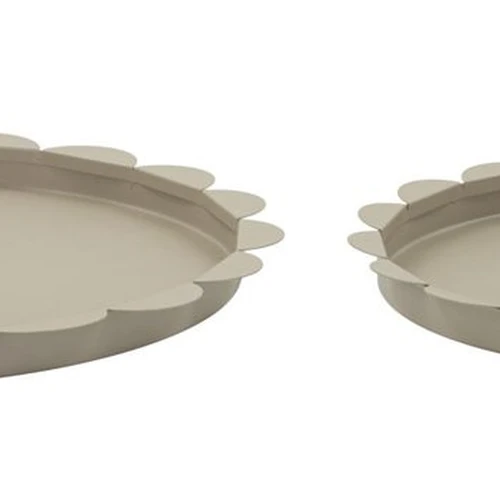 Apvalių padėklų rinkinys Saturn, 2 vnt, Ø 33 × 2 cm; Ø 27,5 × 2 cm