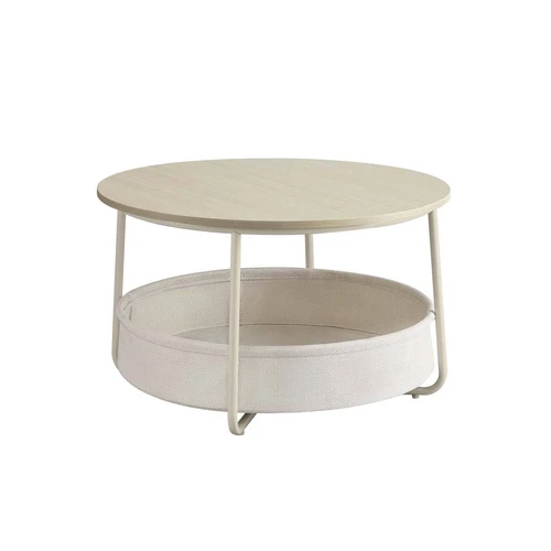 Apvalus kavos staliukas VASAGLE LCT244B56, su daiktadėže, Ø 75 × 45 cm