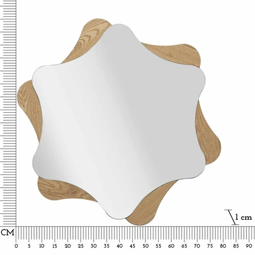 Apvalus sieninis veidrodis STAR, Ø 80 × 1 cm - Veidrodžiai