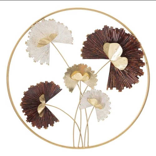 Apvalus sienų dekoratyvinis skydas Reddy Round, Ø 61 × 5,7 cm