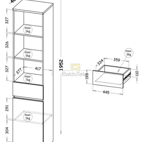 Ergonominis spintos stalas su individualiu dizainu