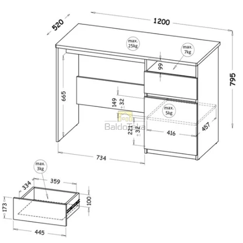 Moderni spinta su reguliuojamomis lentynomis