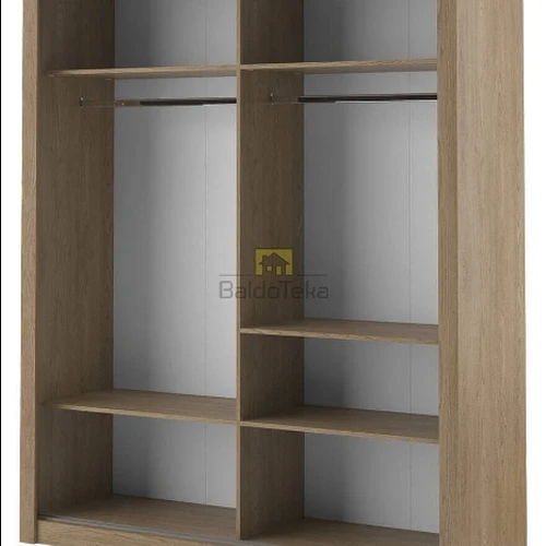 Moderni LMDP spinta 180x215 cm, Shetland ąžuolo spalva