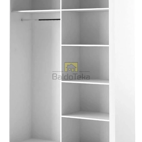 Balta matinė spinta su veidrodžiu ir apšvietimu