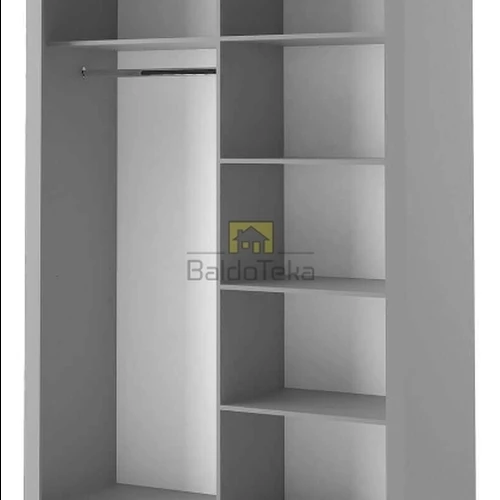 Moderni pilka matinė spinta su veidrodžiu