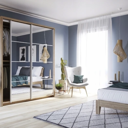 Didinga 218 cm aukščio spinta su apšvietimu