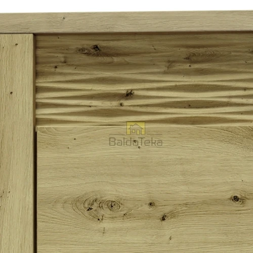 Aukštos kokybės ąžuolo spinta su moderniu apšvietimu