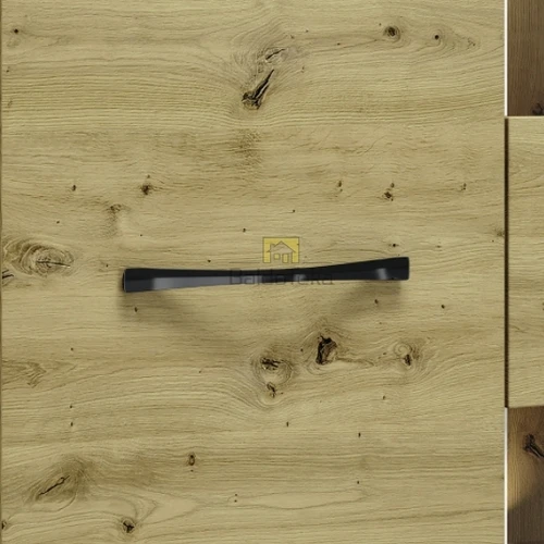 Stilinga spinta ąžuolo atspalviu, 92x140x40 cm