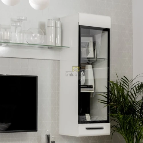 Praktiški balti matiniai baldai su funkcionaliu dizainu