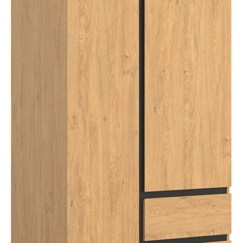 Laminuotas stalas su guoliniais stalčių bėgeliais