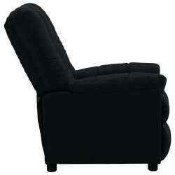 Atlošiamas, juodos spalvos audinys, krėslas - Foteliai
