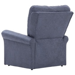 Atlošiamas krėslas, pilkos spalvos, dirbtinė versta oda - Foteliai