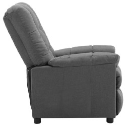 Atlošiamas krėslas, šviesiai pilkos spalvos audinio - Foteliai