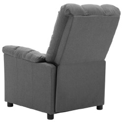 Atlošiamas krėslas, šviesiai pilkos spalvos audinio - Foteliai