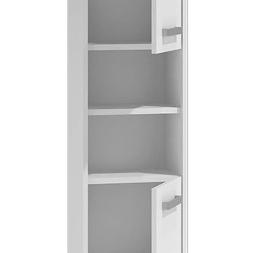 Erdvi vonios spintelė su 2 lentynomis ir 4 skyriais