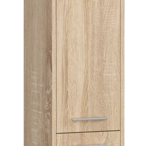 Aukšta vonios spintelė-lentyna NORE Fin, ąžuolo spalvos