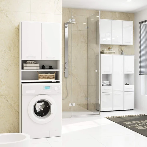 Funkcionalus baldas minimalistiniam vonios kambariui