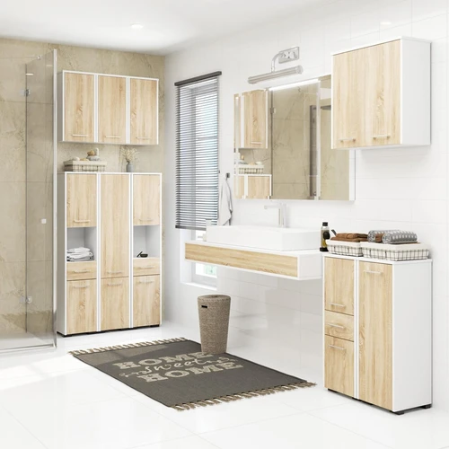 Funkcionalus vonios baldas Zaven Fin su reguliuojamomis kojelėmis