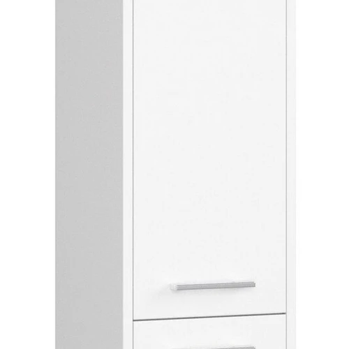 Aukšta vonios spintelė-lentyna NORE Fin, baltos spalvos