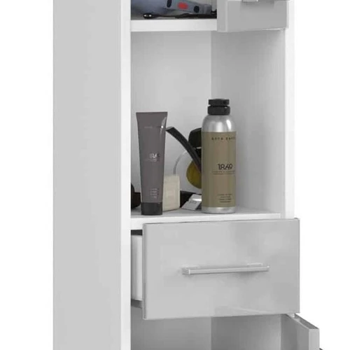 Vonios stulpelis FIN 2D su rakinamomis spintelėmis ir stalčiumi