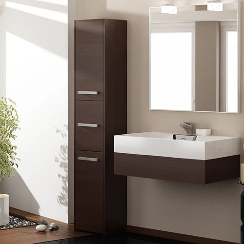 Vonios spintelė iš MDP su PVC kraštų apdaila