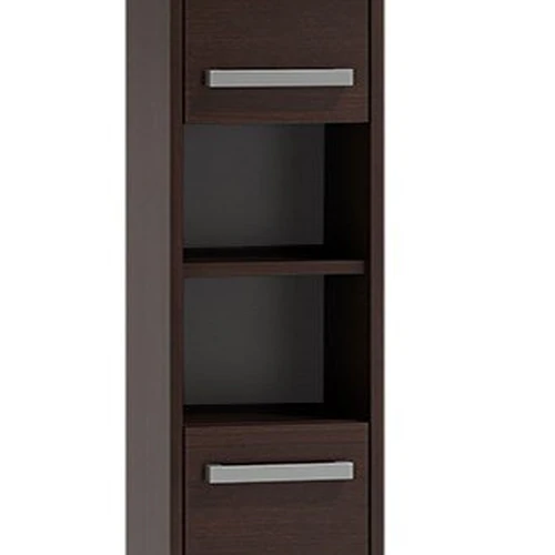 Aukšta vonios spintelė S30, tamsiai ruda