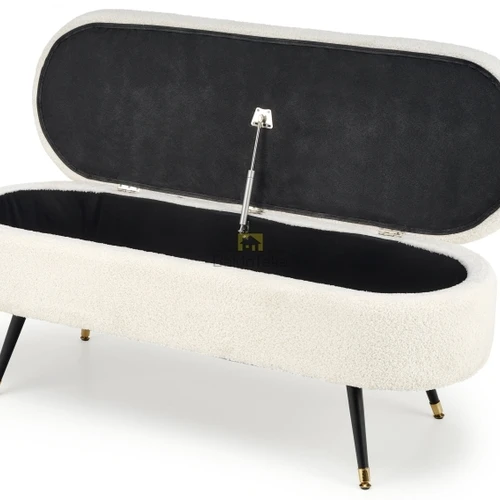 Stilingas stalas su gobeleno danga ir metaliniu karkasu