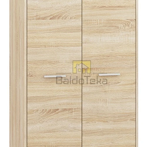 Elegantiška spinta šviesaus ąžuolo ir minimalistiniu dizainu