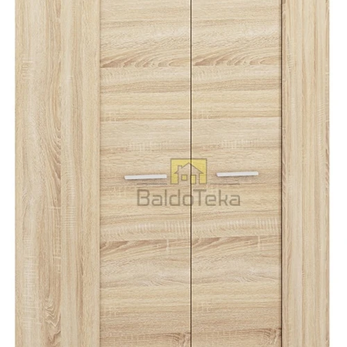 Stilingos spintos su šviesaus ąžuolo sonoma ir antracito apdaila