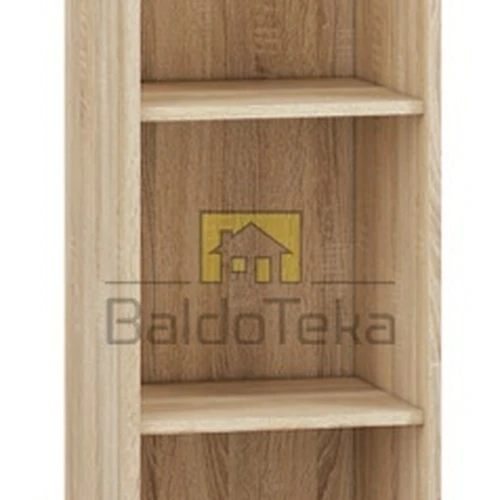 Šviesaus ąžuolo sonoma spinta su moderniu dizainu