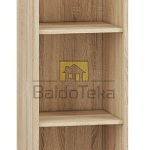 Elegantiška spinta šviesaus ąžuolo sonoma ir baltos matinės