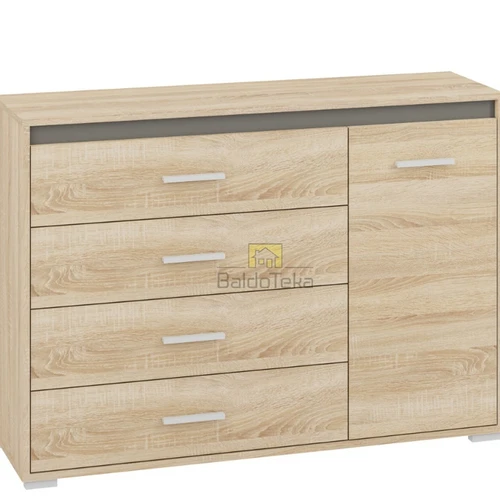 Šviesus ąžuolas sonoma spinta 120x85x34 cm