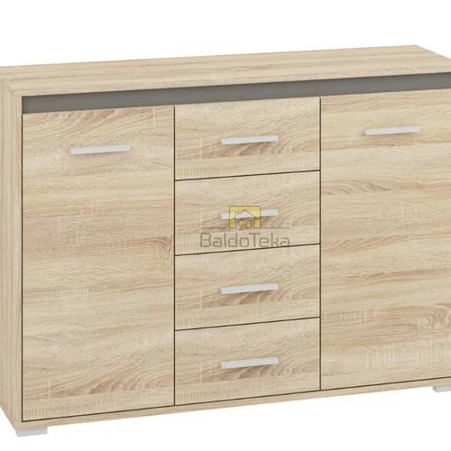 Šviesaus ąžuolo sonoma spintelė 120x85x34 cm