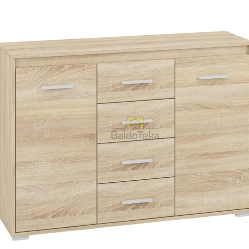 Moderni LMDP spintelė šviesaus ąžuolo sonoma