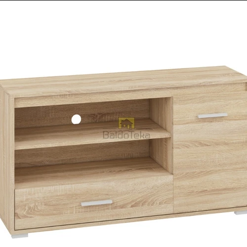 Modernūs AVO baldai su šviesaus ąžuolo sonoma apdaila