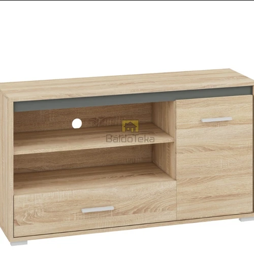 Šviesaus ąžuolo sonoma spalvos LMDP stalas