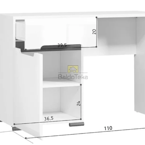 Balti blizgūs fasadai ir matinis korpusas