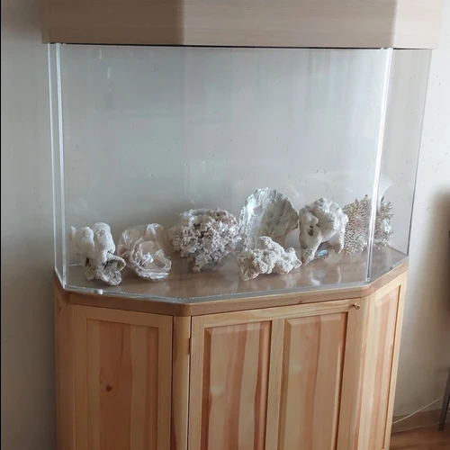 Tvirtas ir skaidrus JAV rankų darbo akrilinis akvariumas 122x42x76 cm