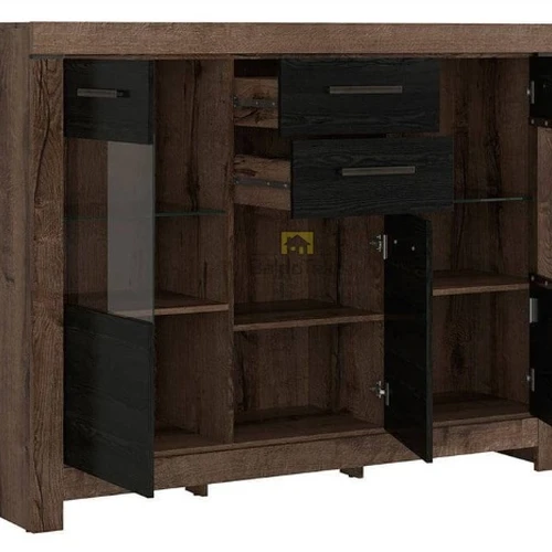 Kompaktiška spinta su funkcionaliu apšvietimu