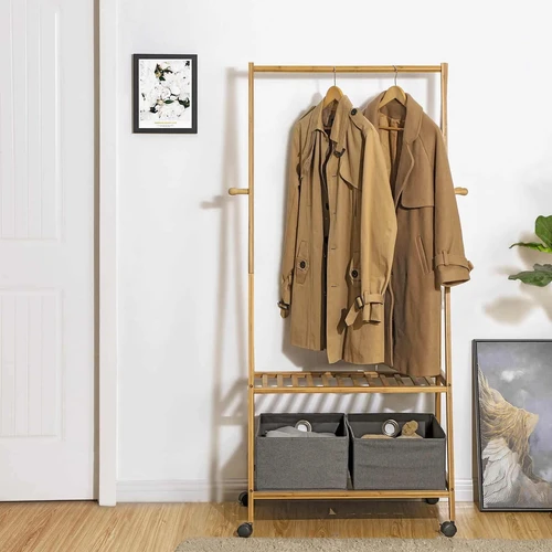 SONGMICS bambukinė spinta – lengvai surinkti ir patvari