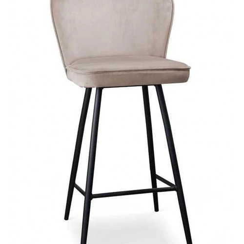 Moderni juodos metalinės kojos baro kėdė AINE 70