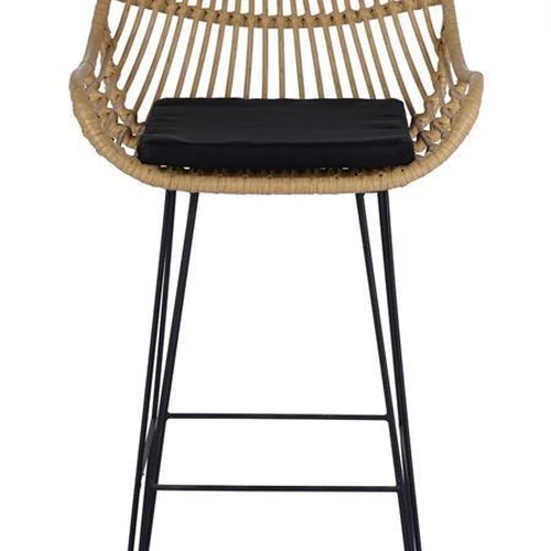 Stilingos kėdės su audiniu ir natūralia spalva