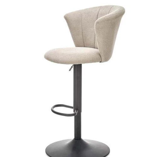 Moderni smėlio spalvos sofa su reguliuojamomis atramomis