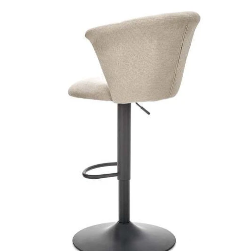 Patogi smėlio spalvos sofa su tvirtu plieniniu karkasu