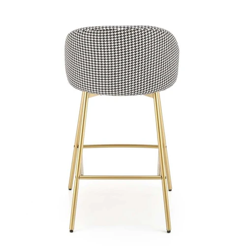 Moderni juoda-balta-auksinė sofos kolekcija