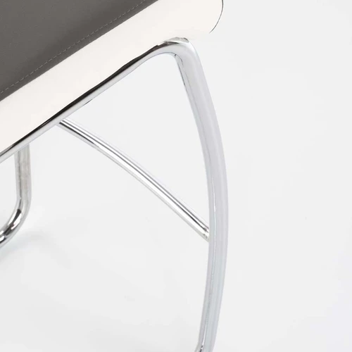 Šiuolaikinės kėdės su ergonomišku dizainu ir patogia eko oda